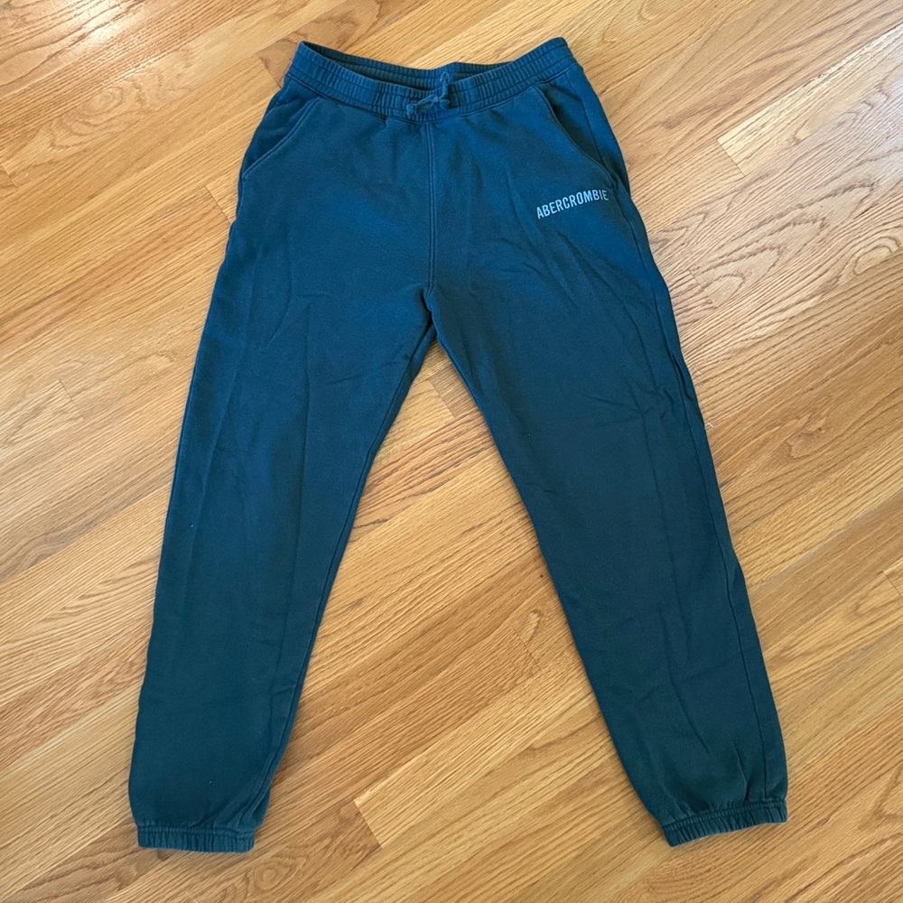 Abercrombie Kids Dark Green Jogger Pants